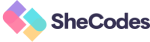 big logo of shecodes